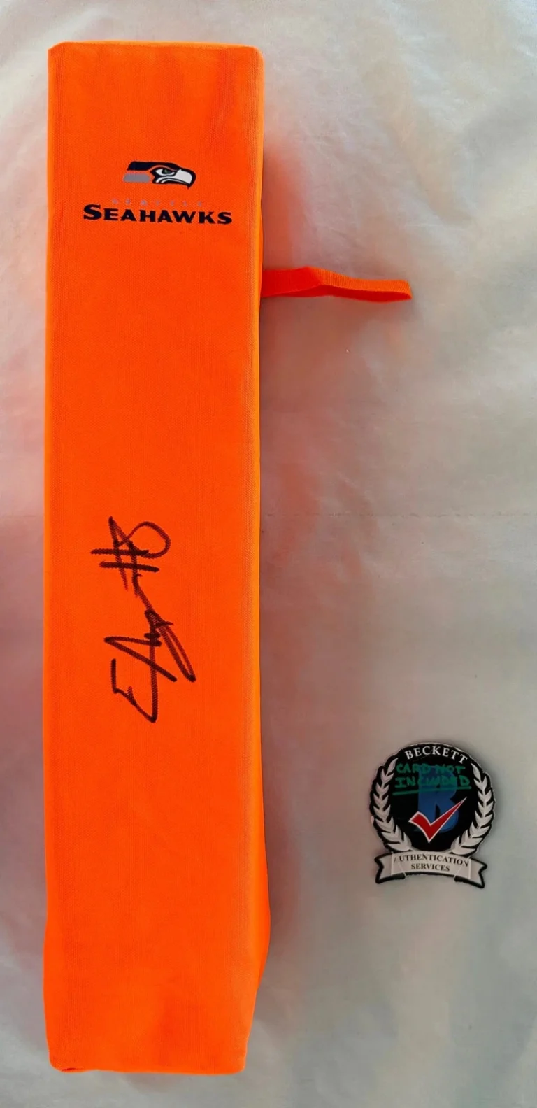 Elijah Arroyo Signed Pylon Seattle Seahawks Beckett BAS COA