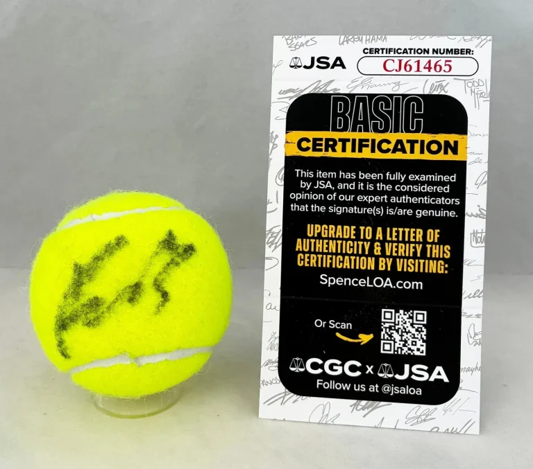 Katie Boulter Signed Tennis Ball JSA COA