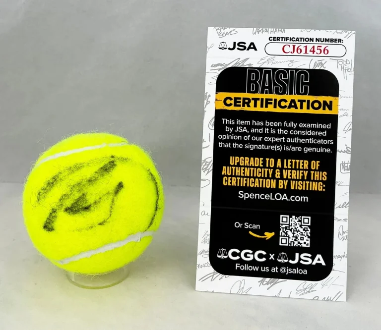 Matteo Berrettini Signed Tennis Ball JSA COA