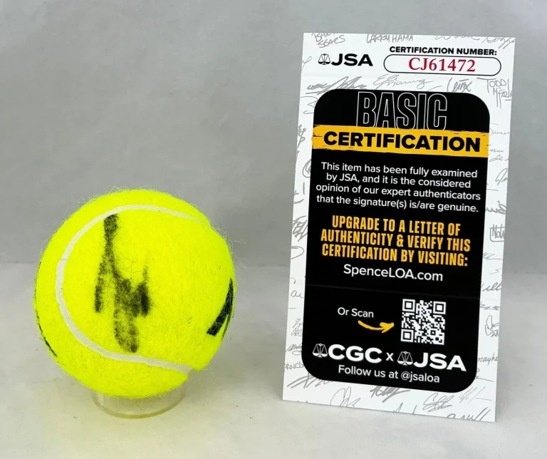 Elena Rybakina Signed Tennis Ball Australian Open JSA COA