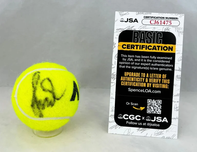 Elena Rybakina Signed Tennis Ball Australian Open JSA 3 COA