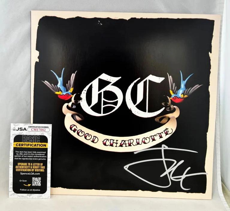 Joel Madden Signed Vinyl LP Album Good Charlotte JSA COA