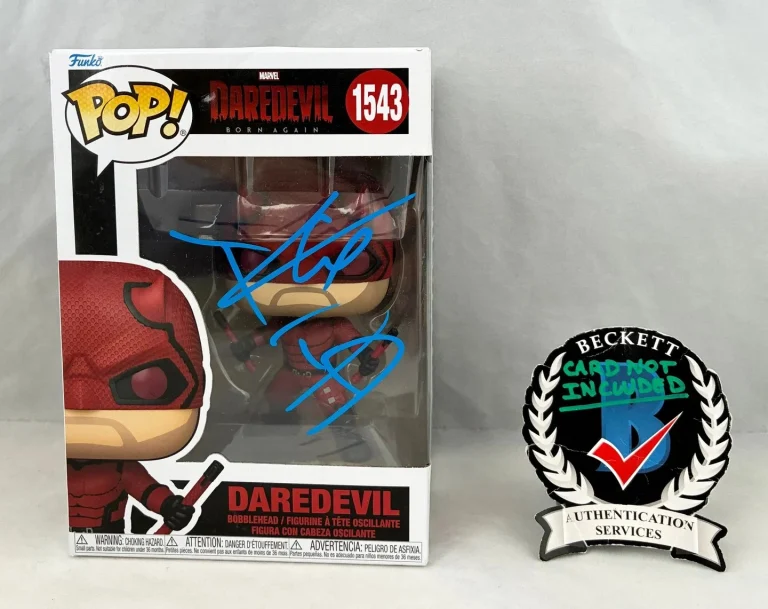 Charlie Cox Signed Funko Pop Daredevil Born Again Beckett BAS COA