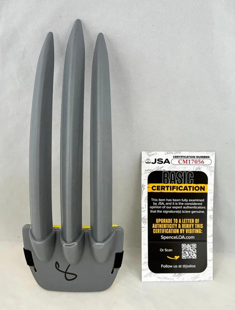 Hugh Jackman Signed Claws JSA COA