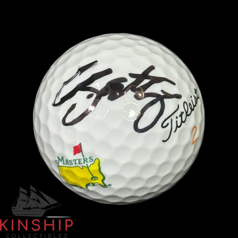 Chris Gotterup signed Masters Logo Golf Ball JSA COA Rare PGA Auto A4375