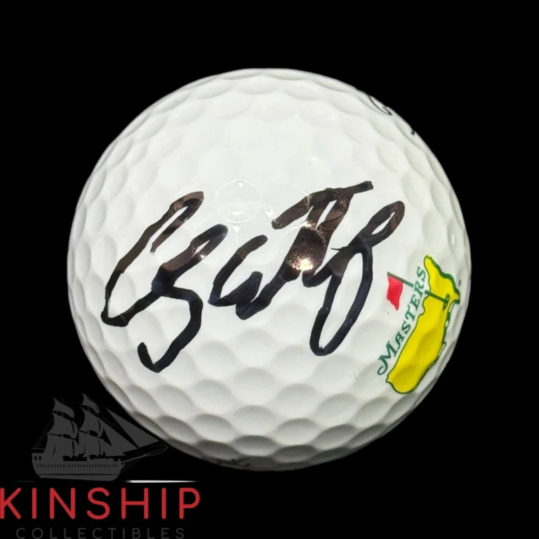 Chris Gotterup signed Masters Logo Golf Ball JSA COA Rare PGA Auto A4376