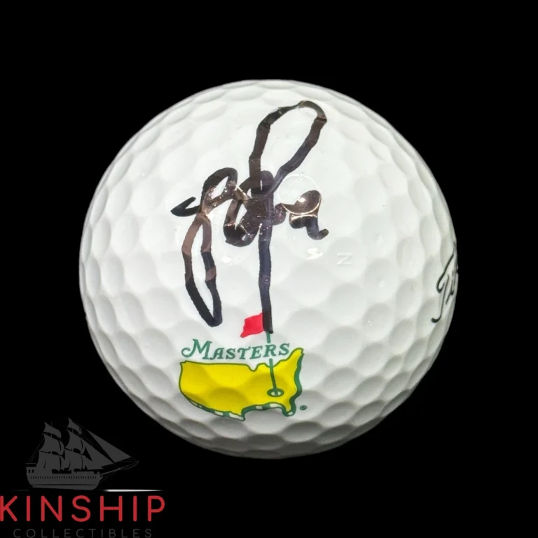 Justin Rose signed Masters Logo Golf Ball JSA COA Rare PGA Auto A4384