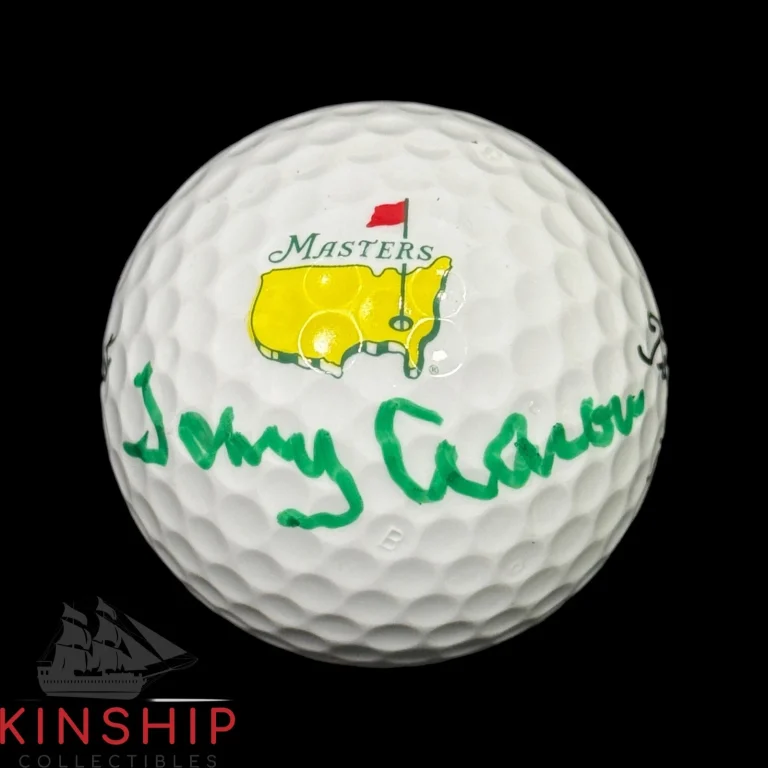 Tommy Aaron signed Masters Logo Golf Ball JSA COA Rare Winner Auto A4383