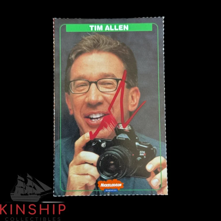 Tim Allen signed 1999 Nickelodeon Rookie Trading Card JSA COA Actor Auto Z2584