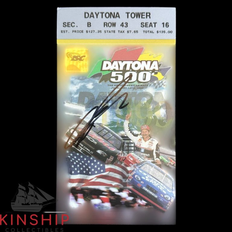 Jeff Gordon signed 1999 Daytona 500 Ticket JSA COA Rare NASCAR Auto Z2569
