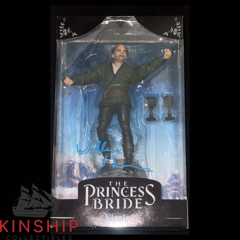 Wallace Shawn signed The Princess Bride Action Figure JSA COA Vizzini Auto Z2569
