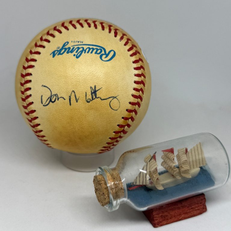 Don Mattingly signed Rawlings OAL Baseball JSA COA Yankees Phillies Auto A4409