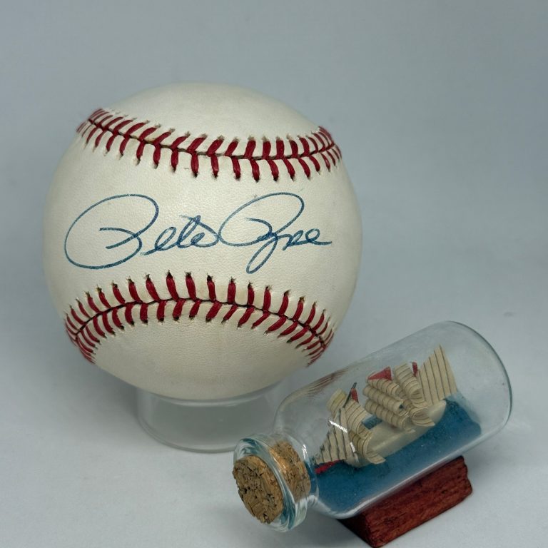 Pete Rose signed Rawlings ONL Baseball JSA COA Phillies Reds Auto A4403