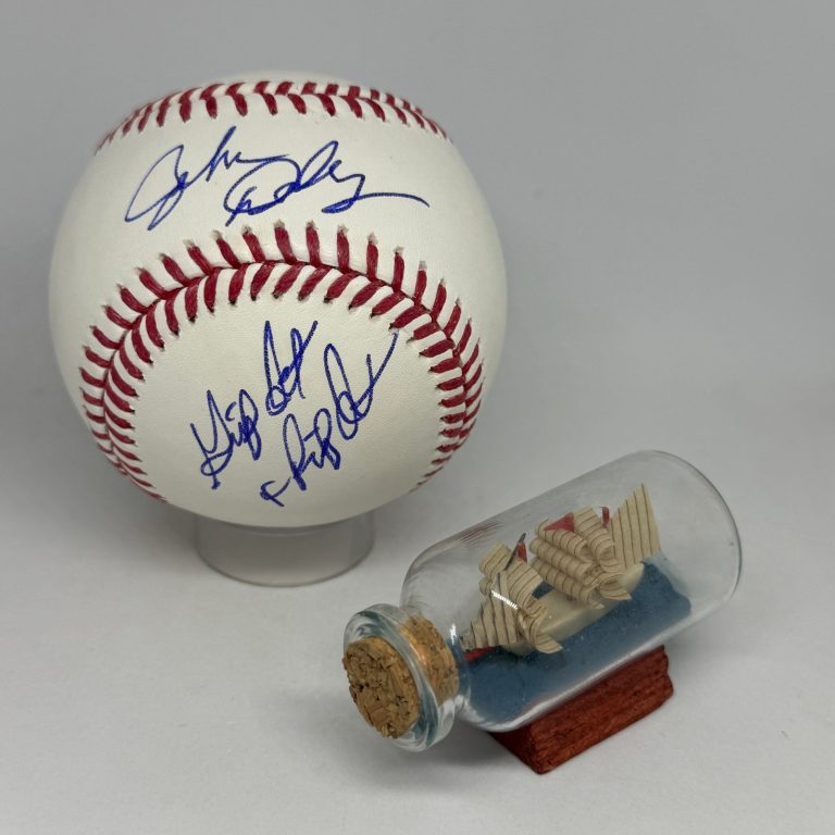 John Daly signed Rawlings OML Baseball JSA COA Golf Auto Inscribed Rip It A4395