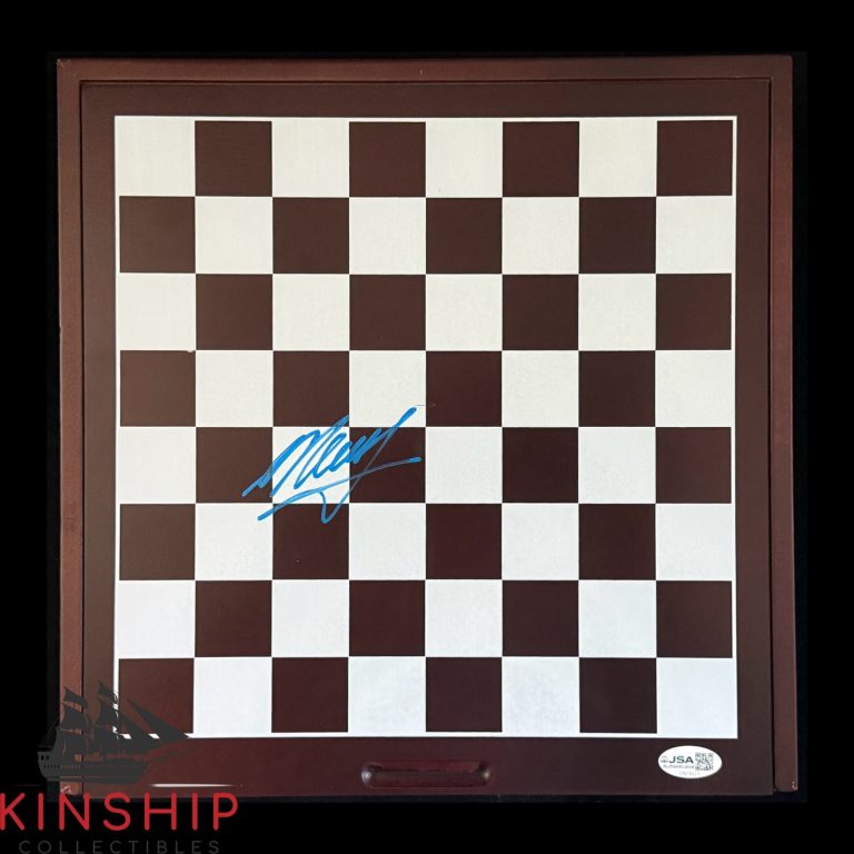Garry Kasparov signed Chess Board JSA COA Rare Grandmaster Champion Auto Z2607