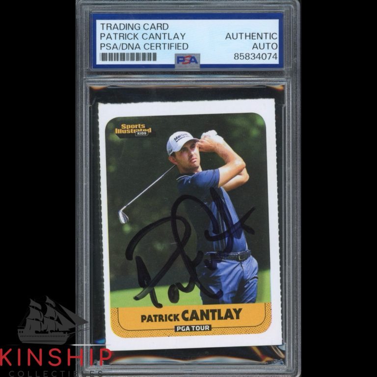 Patrick Cantlay signed 2021 Sports Illustrated Kids Rookie Card PSA Auto C3323
