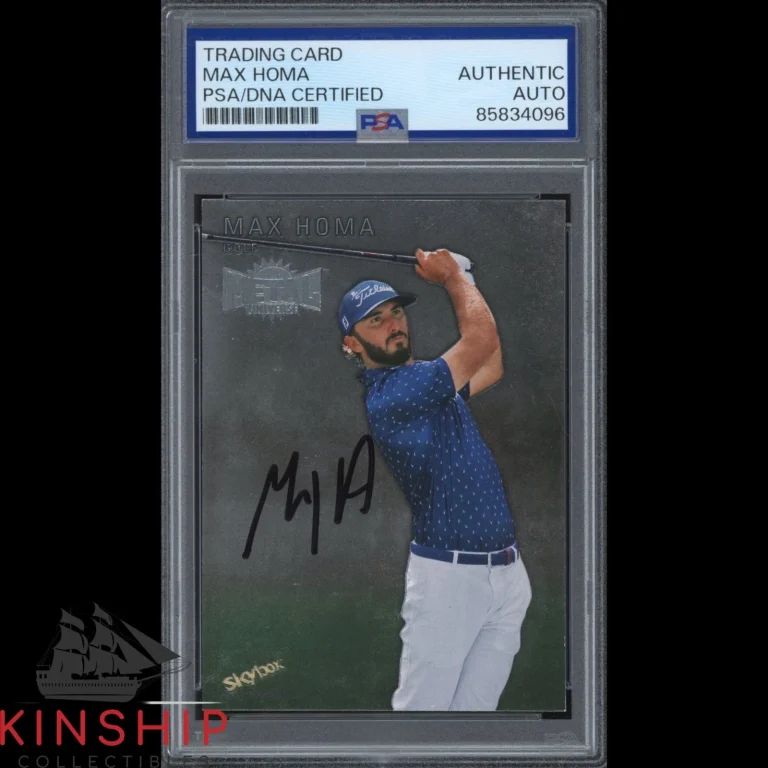 Max Homa signed 2024 Skybox Metal Universe Trading Card PSA DNA Slab Golf C6084