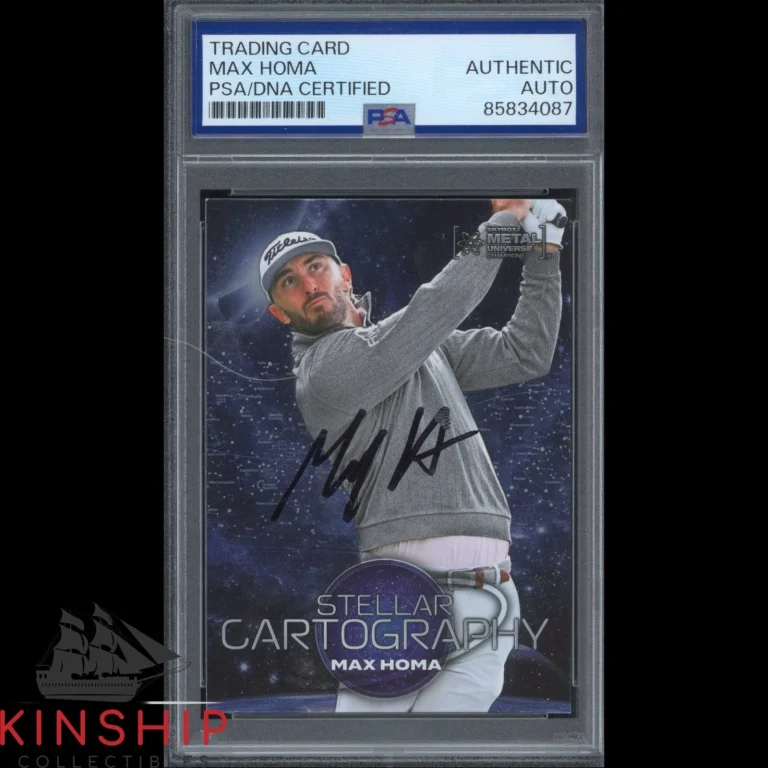 Max Homa signed 2024 Skybox Metal Universe Trading Card PSA DNA Slab Golf C6077