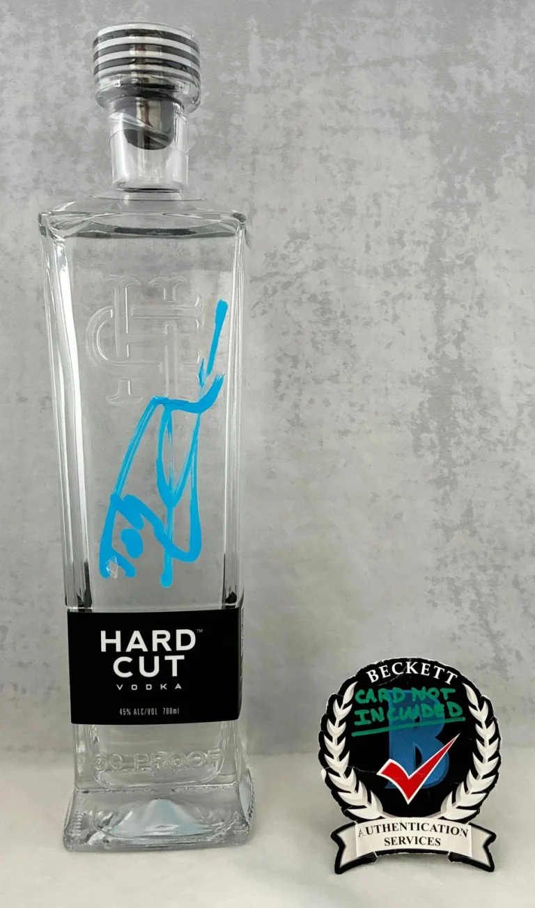 Dolph Lundgren Signed Empty Bottle Vodka Ivan Drago Rocky Beckett BAS 1 COA