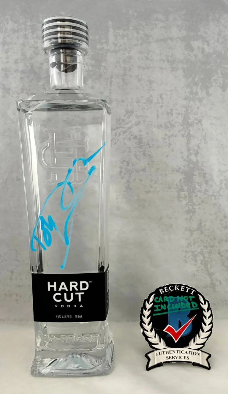 Dolph Lundgren Signed Empty Bottle Vodka Ivan Drago Rocky Beckett BAS 2 COA