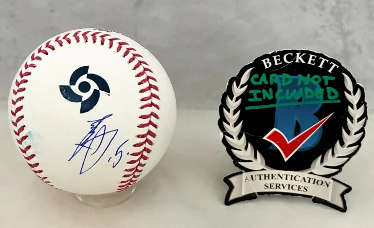 Tatsei Ota Signed WBC Baseball 2026 WBC Team Japan Beckett BAS 1 COA