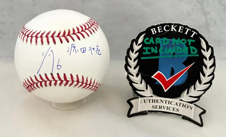 Sosuke Genda Signed Authentic MLB Baseball 2026 WBC Team Japan Beckett BAS COA