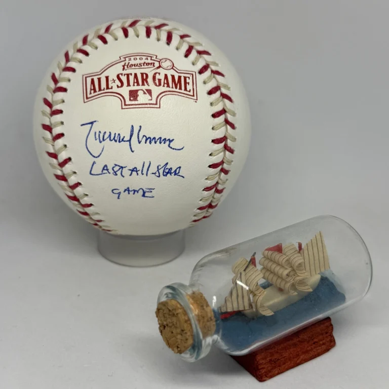 Randy Johnson signed 2004 All Star Game Logo Baseball JSA Inscribed Auto A4443