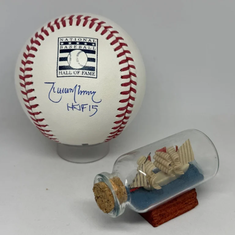Randy Johnson signed Rawlings HOF Logo Baseball JSA COA Inscribed Auto A4455