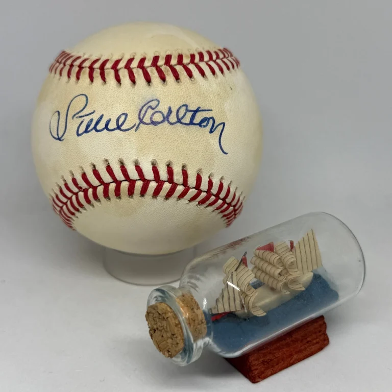 Steve Carlton signed Rawlings ONL Baseball JSA COA Phillies Auto HOF A4457