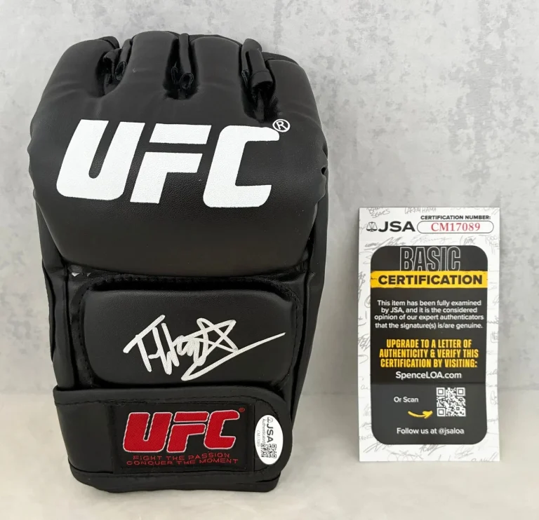 Terrance McKinney Signed UFC Glove JSA COA
