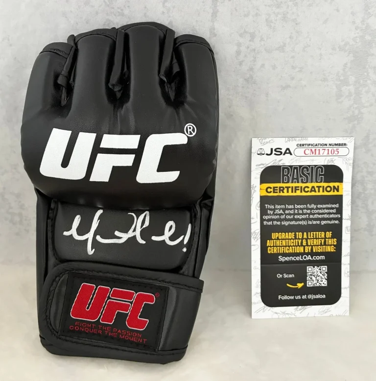 Marquel Mederos Signed UFC Glove JSA 3 COA