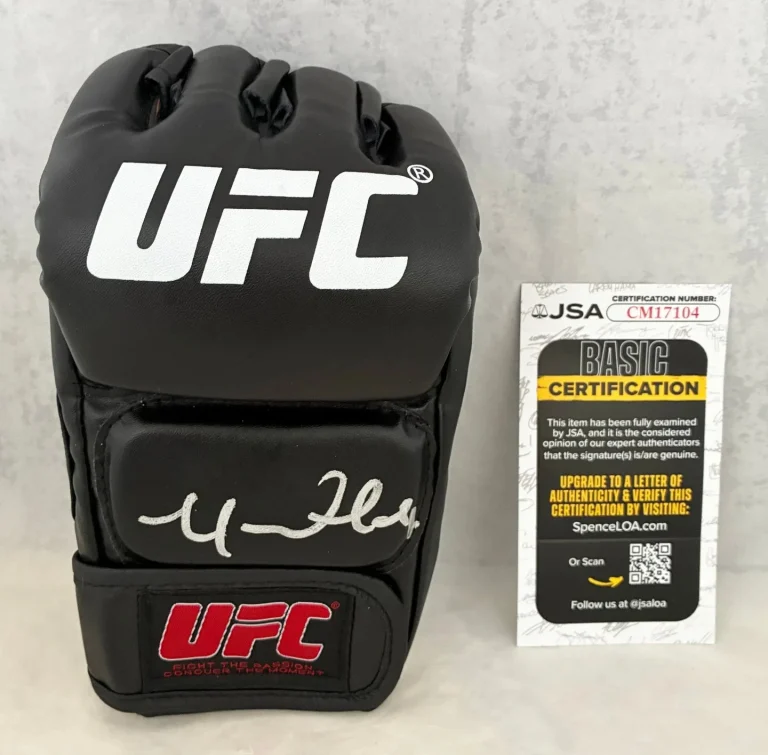 Marquel Mederos Signed UFC Glove JSA 2 COA