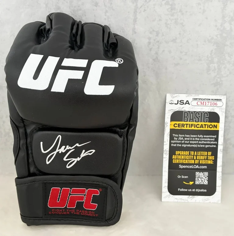 Laura Sanko Signed UFC Glove JSA 1 COA