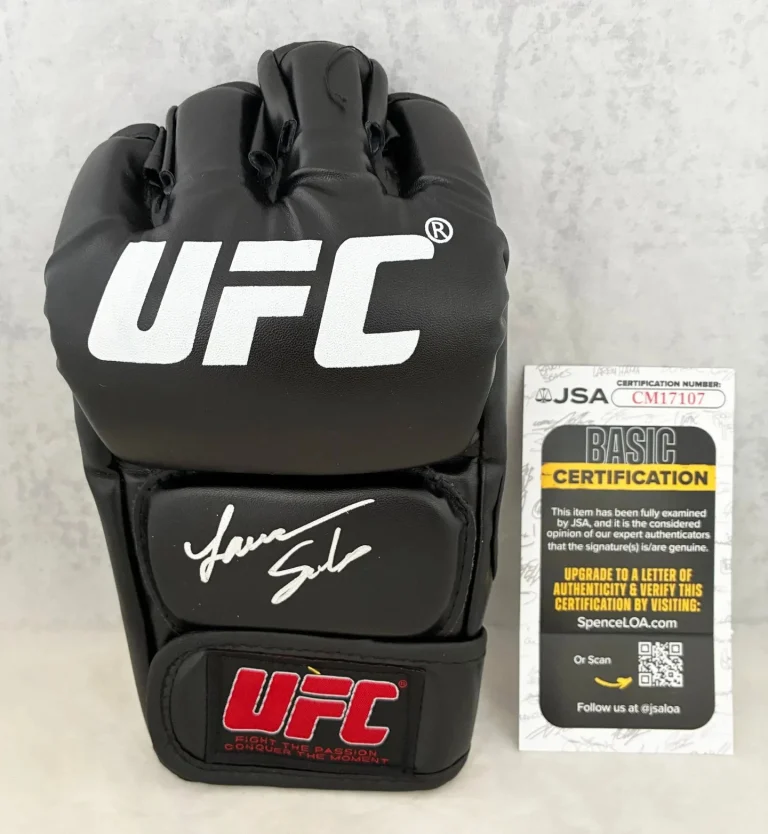 Laura Sanko Signed UFC Glove JSA COA