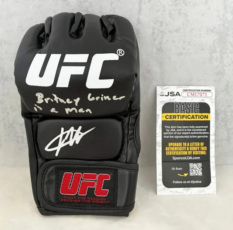Josh Hokit Signed UFC Glove JSA 4 COA