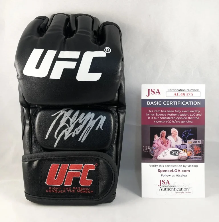 Joanna Jedrzejczyk Signed UFC Glove JSA 3 COA