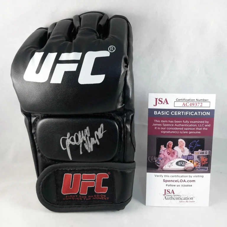 Joanna Jedrzejczyk Signed UFC Glove JSA COA