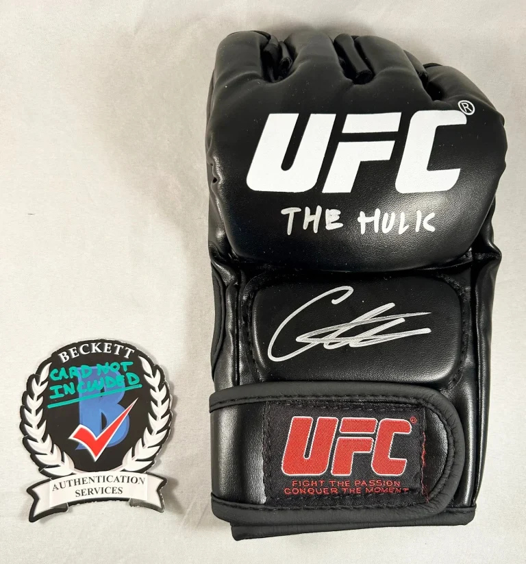 Ion Cutelaba Signed UFC Glove MMA Hulk Beckett BAS 1 COA