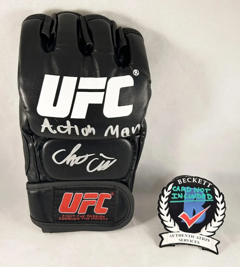 Chris Curtis Signed UFC Glove Beckett BAS COA