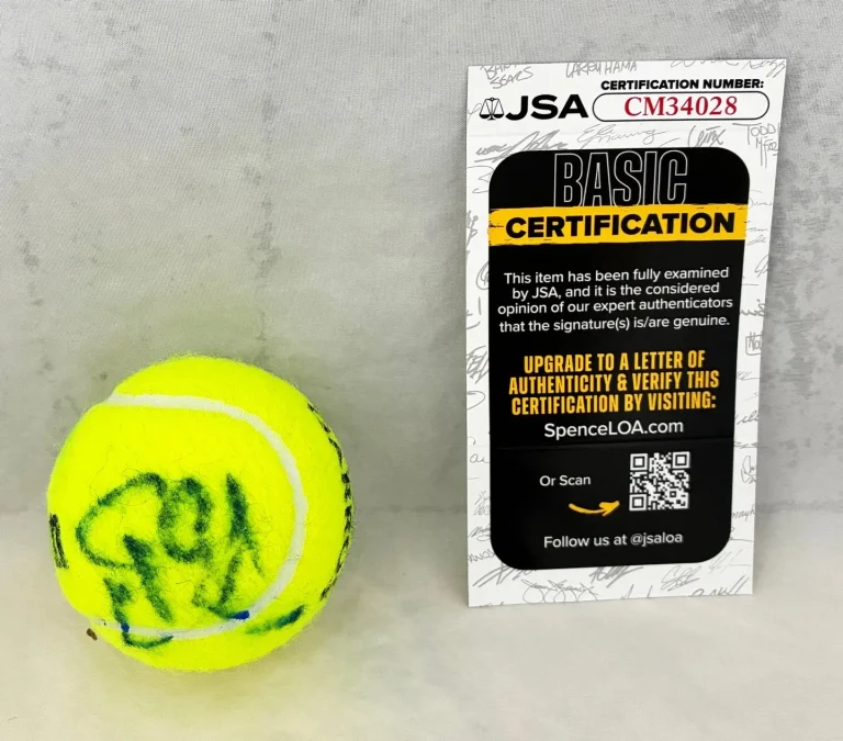 Steffi Graf Signed Tennis Ball Roland Garros JSA COA