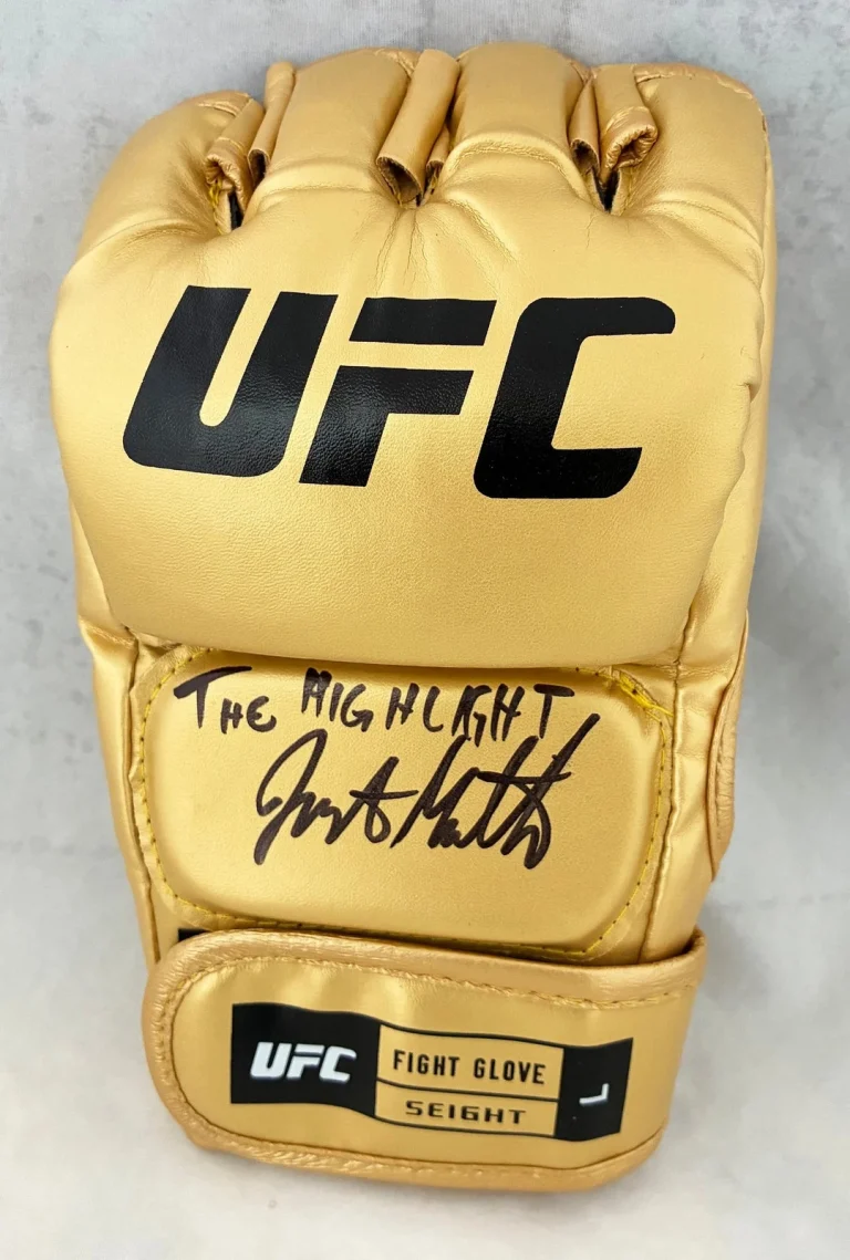 Justin Gaethje Signed UFC Glove The Highlight JSA COA