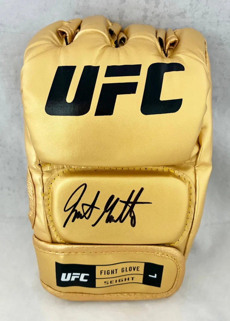 Justin Gaethje Signed UFC Glove JSA 2 COA