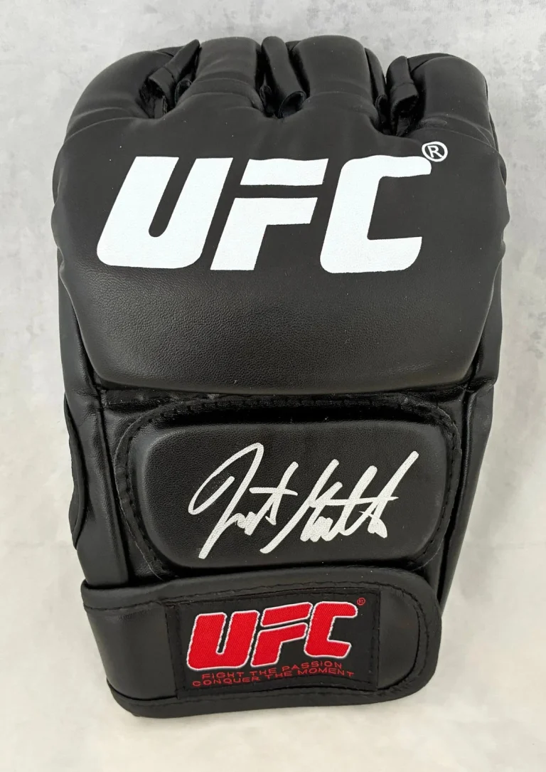 Justin Gaethje Signed UFC Glove JSA 6 COA