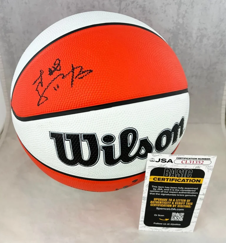 Li Yueru Signed Basketball WNBA Dallas Wings JSA COA
