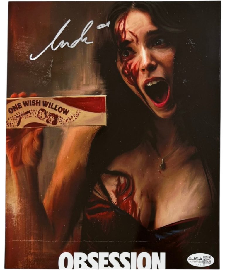 INDE NAVARRETTE SIGNED OBSESSION 8X10 PHOTO NIKKI ONE WISH WILLOW JSA COA