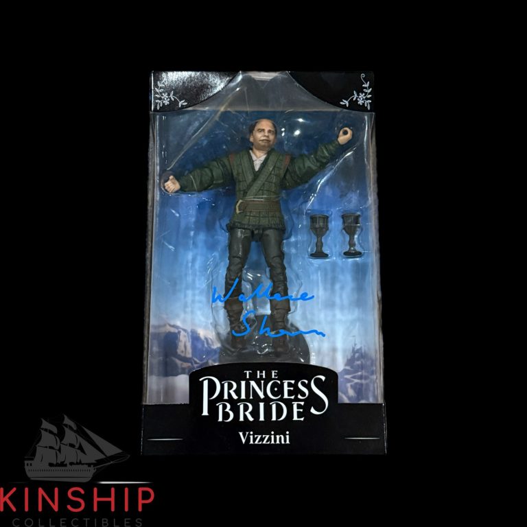 Wallace Shawn signed The Princess Bride Action Figure JSA COA Vizzini Auto Z2619