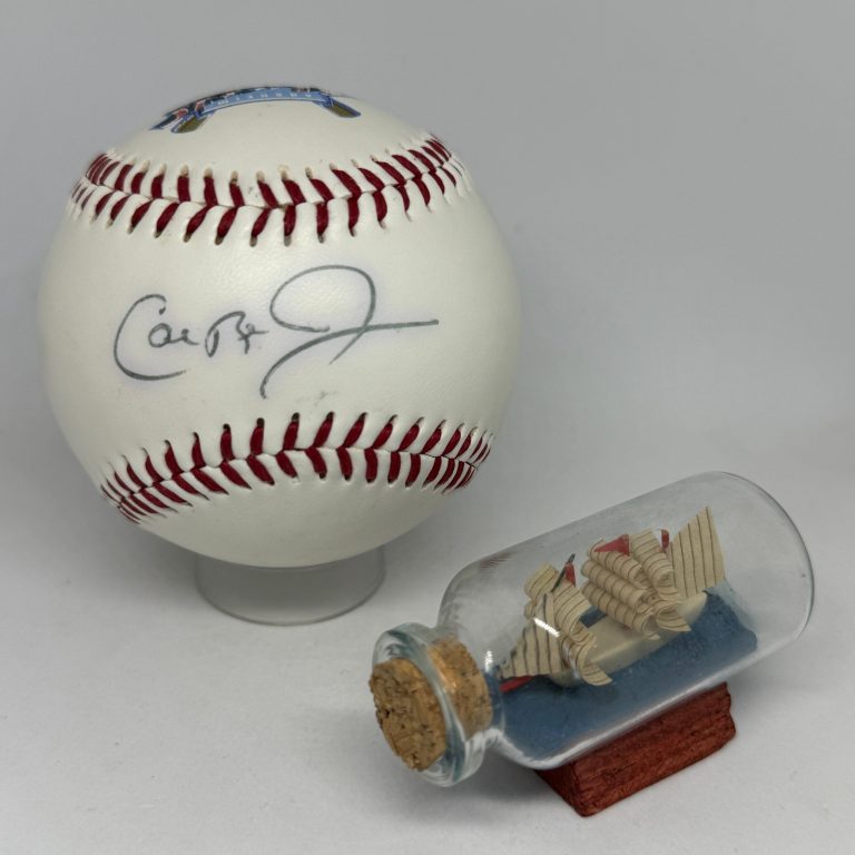 Cal Ripken Jr signed Baseball JSA COA Orioles HOF Auto A4473