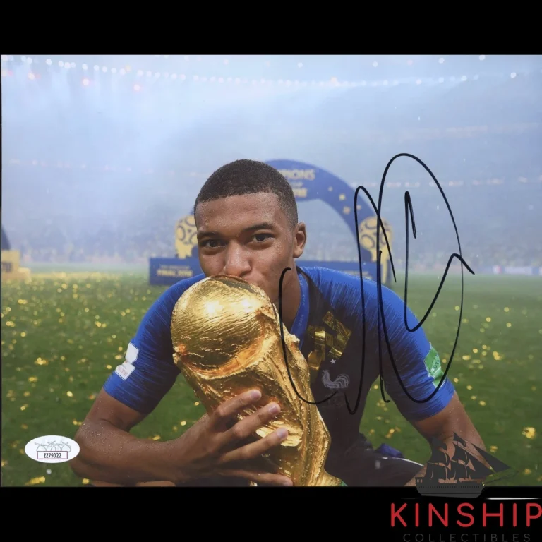 Kylian Mbappe signed 8x10 Photo JSA LOA Rare Soccer World Cup Auto B2334
