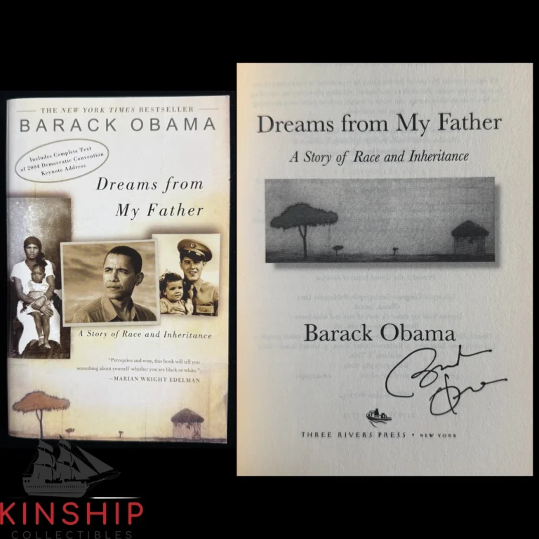 President Barack Obama signed Dreams from My Father Book JSA Auto Grade 10 E381
