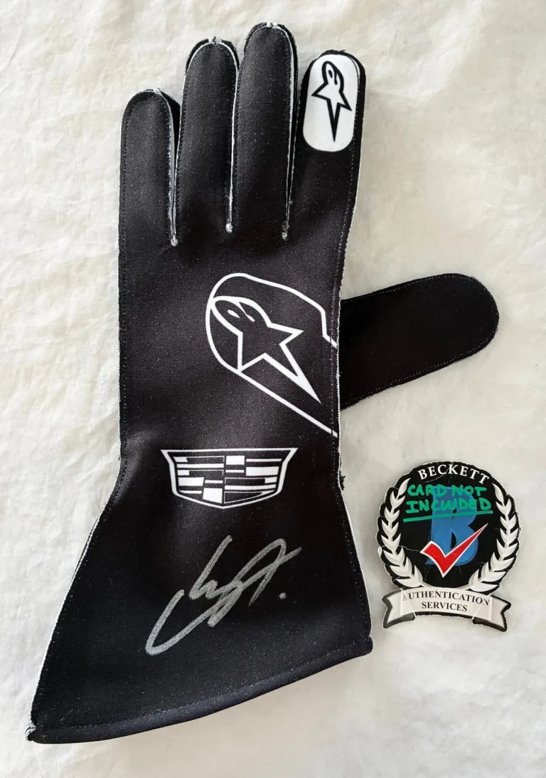 Sergio Perez Signed Racing Glove Checo Cadillac Formula 1 F1 Beckett BAS 2 COA